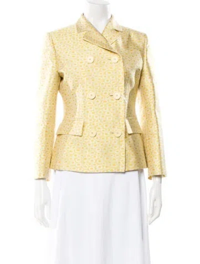 Pre-owned Gucci 2025 'daisy' Blazer W/ Tags In Yellow