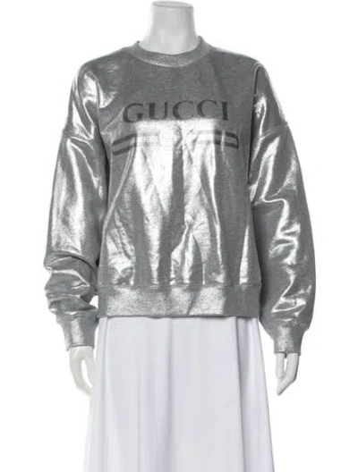 Pre-owned Gucci 2025 Graphic Print Sweatshirt