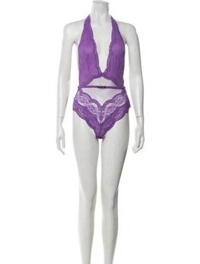 Pre-owned Gucci 2025 Lace Trim Embellishment Lounge Set W/ Tags In Multi