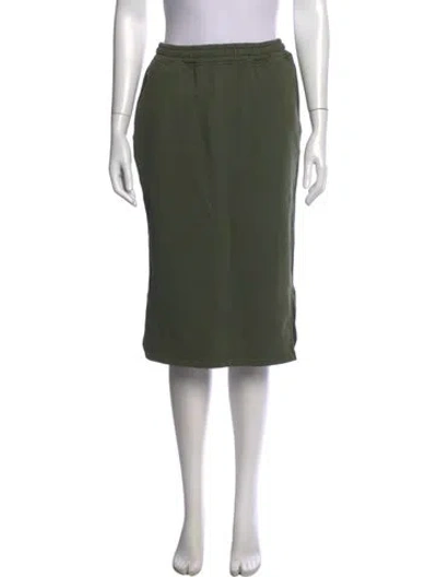 Pre-owned Gucci 2025 Midi Length Skirt W/ Tags In Green