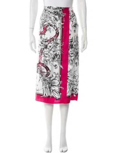 Pre-owned Gucci 2025 Midi Length Skirt W/ Tags In Multi