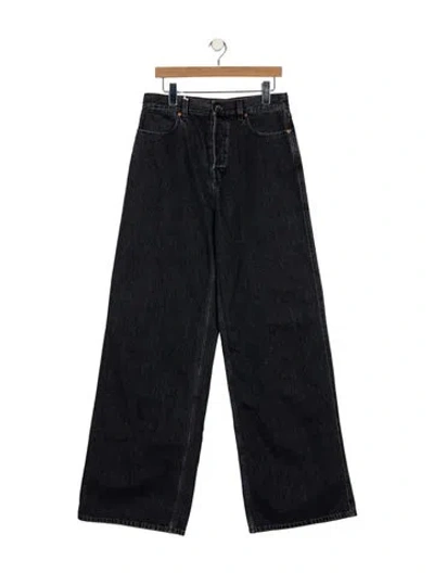 Pre-owned Gucci 2025 Wide Leg Jeans W/ Tags In Grey