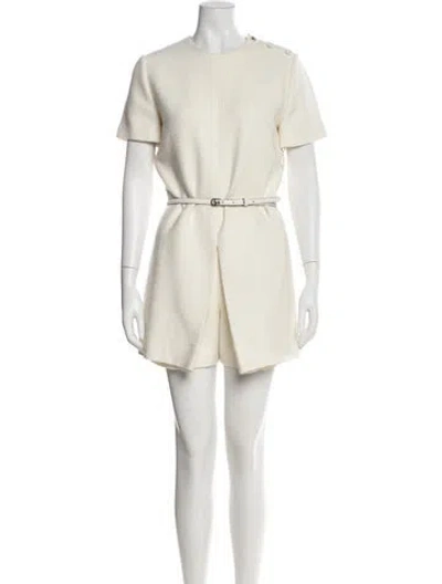 Pre-owned Gucci 2025 Wool Romper In Neutral
