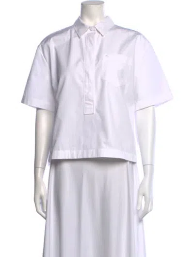 Pre-owned Gucci 2025-2026 Short Sleeve Polo In White