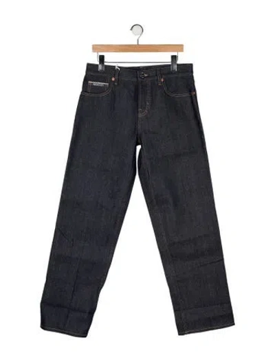 Pre-owned Gucci 2026 Wide Leg Jeans W/ Tags In Blue