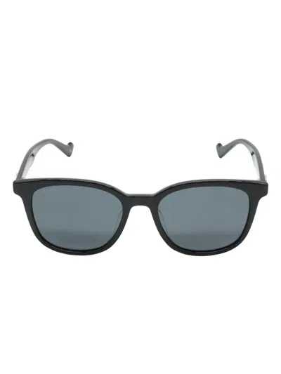 Pre-owned Gucci 20s Square-frame Sunglasses In Black