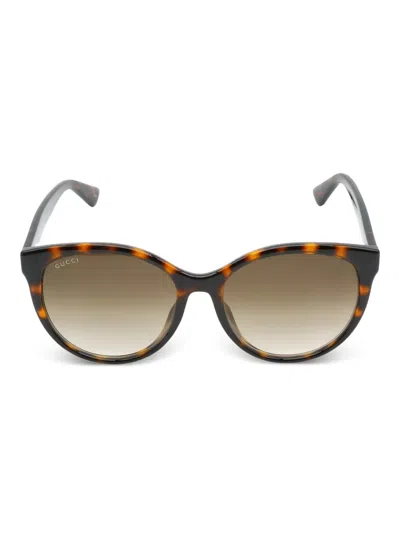 Pre-owned Gucci 20s Tortoiseshell Sunglasses In Brown