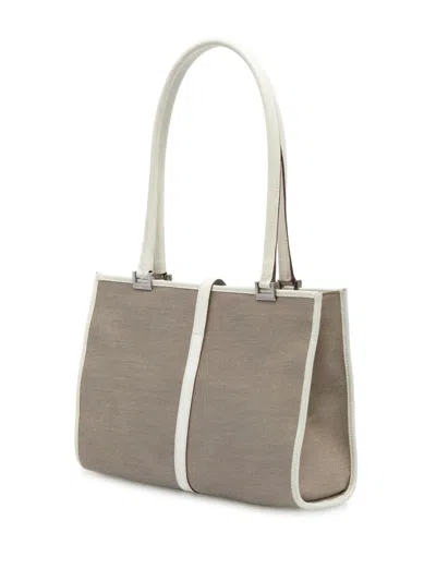 Pre-owned Gucci 20th Century Gg Canvas Jackie Tote Bag In Brown