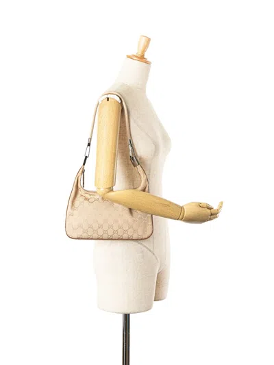 Pre-owned Gucci 20th Century Gg Canvas Shoulder Bag In Brown