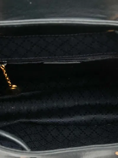 Pre-owned Gucci 20th Century Leather Bamboo Backpack In Black