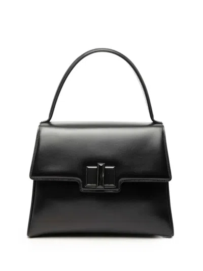 Pre-owned Gucci 20th Century Leather Top Handle Bag Handbag In Black