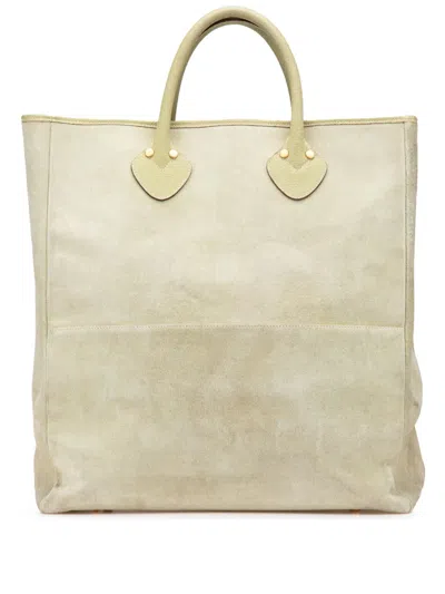 Pre-owned Gucci 20th Century Suede Shopper Tote Bag