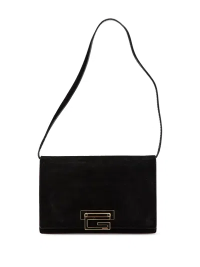 Pre-owned Gucci 20th Century Suede Shoulder Bag