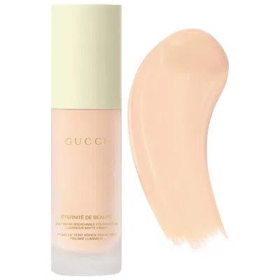 GUCCI 24 HOUR FULL COVERAGE LUMINOUS MATTE FINISH FOUNDATION 110C 1 OZ / 30 ML