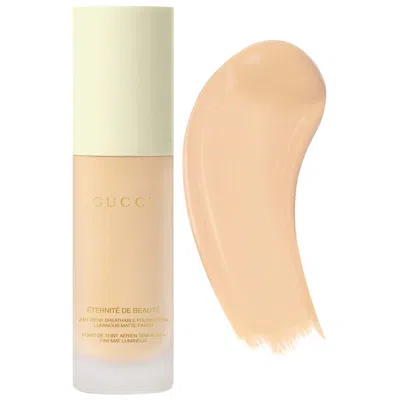 GUCCI 24 HOUR FULL COVERAGE LUMINOUS MATTE FINISH FOUNDATION 120N 1 OZ / 30 ML