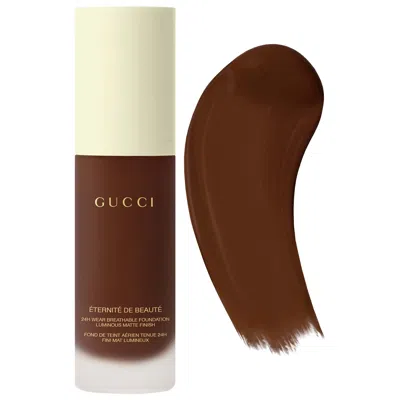 GUCCI 24 HOUR FULL COVERAGE LUMINOUS MATTE FINISH FOUNDATION 520C 1 OZ / 30 ML