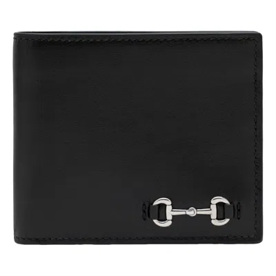 Gucci 25 Bi-fold Wallet With Horsebit 'black'