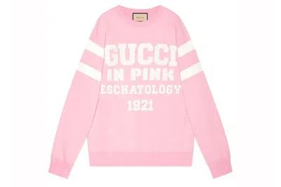 Pre-owned Gucci 25  Eschatology Sweatshirt Pink