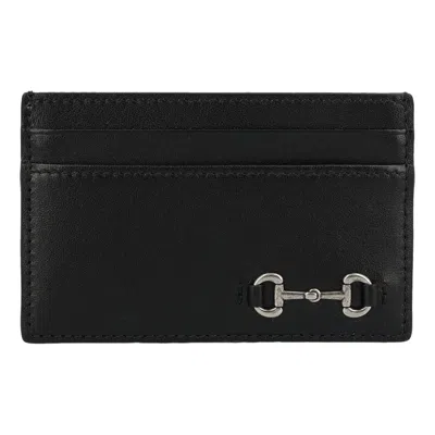 Gucci 25 Horsebit Card Holder 'black'