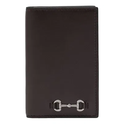 Gucci 25 Horsebit Card Holder 'brown'