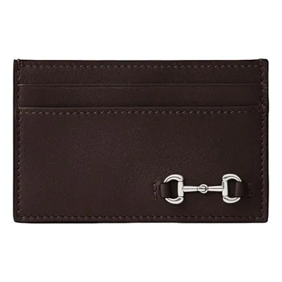 Gucci 25 Horsebit Card Holder 'brown'
