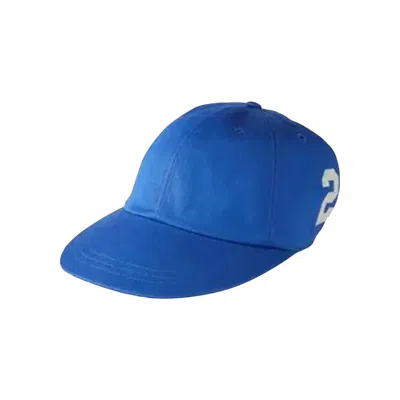 Pre-owned Gucci 25 Logo Baseball Cap 'blue' | Men's Size L