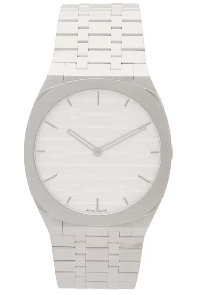 Gucci 25h 38mm Watch In Silver