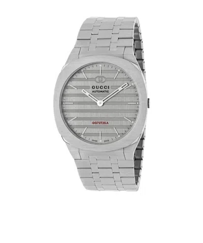 Gucci 25h Watch, 40mm In Gray