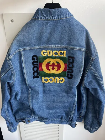 Pre-owned Gucci $3 In Denim