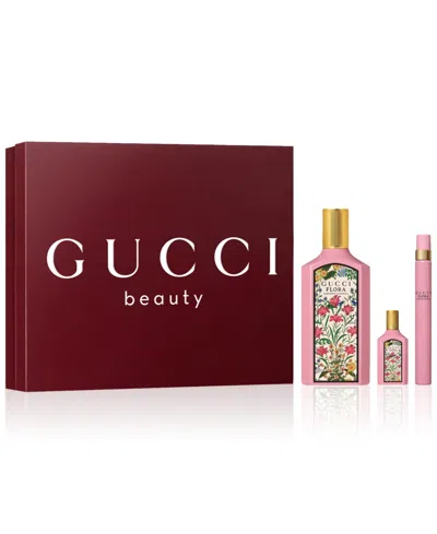 Gucci 3-pc. Flora Gorgeous Gardenia Eau De Parfum Gift Set In No Color