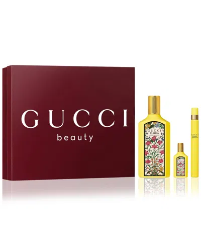 Gucci 3-pc. Flora Gorgeous Orchid Eau De Parfum Gift Set In No Color