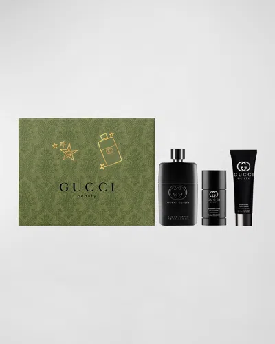 Gucci 3-pc. Guilty Pour Homme Eau De Parfum Gift Set In White