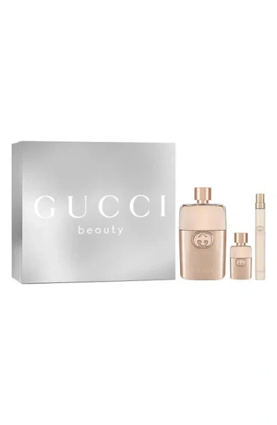 Gucci 3-piece Guilty Pour Femme Eau De Toilette Set $191 Value In No Color