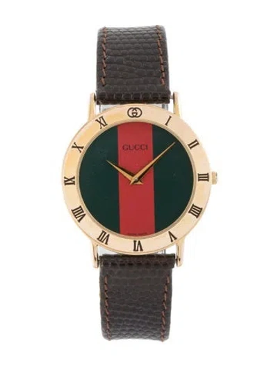 Pre-owned Gucci 3000 Series Watch In Multi