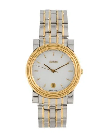 Pre-owned Gucci 4300m Watch, 35mm In Multi
