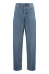 Gucci Logo Patch Straight-leg Jeans