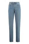 Gucci Logo Patch Straight-leg Jeans
