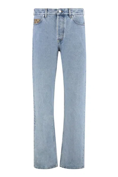 Gucci 5-pocket Straight-leg Jeans In Blue