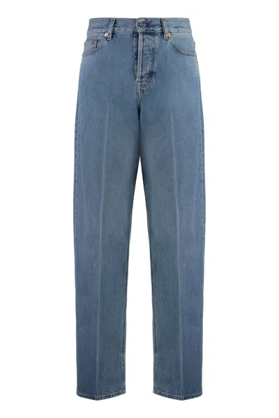 Gucci 5-pocket Straight-leg Jeans In Blue