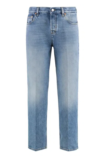 Gucci 5-pocket Straight-leg Jeans In Blue