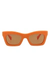 Gucci 50mm Cat Eye Sunglasses In Orange