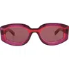 Gucci Cat Eye-frame Injection Sunglasses In Red