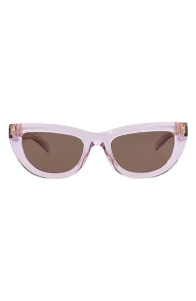 Gucci 51mm Cat Eye Sunglasses In Pink