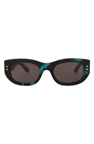 Gucci Eyewear Rectangular Frame Sunglasses In Multi