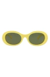 Gucci 52mm Oval Sunglasses