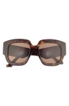 Gucci 52mm Oversize Sunglasses In Multi