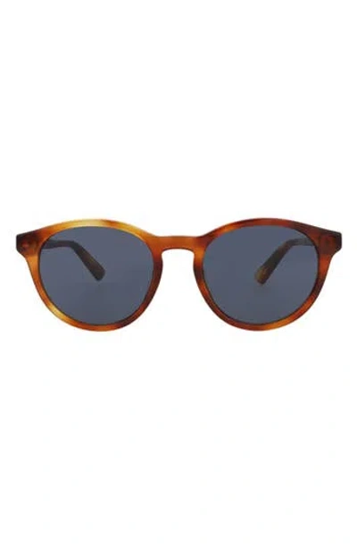 Gucci 52mm Round Sunglasses In Blue