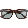 Gucci 52mm Square Sunglasses In Brown