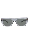Gucci 53mm Cat Eye Sunglasses In Gray