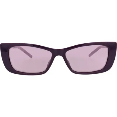 Gucci 53mm Cat Eye Sunglasses In Purple